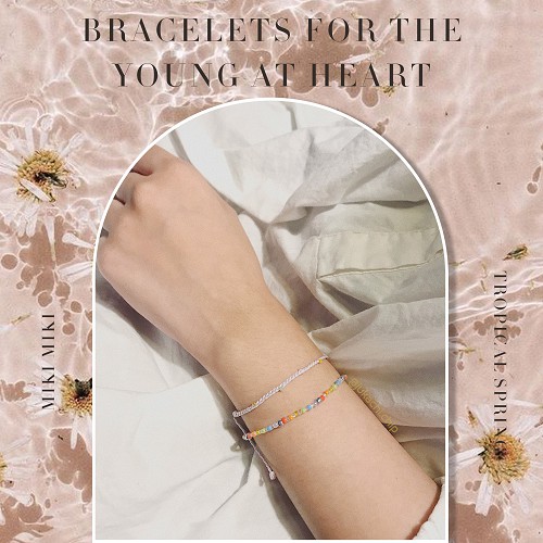 Vòng tay sợi mảnh  kết hạt miyuki handmade - Miki Miki