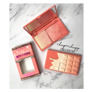 BẢNG DUO HIGHLIGHTER + BLUSH PEACH AND GLOW