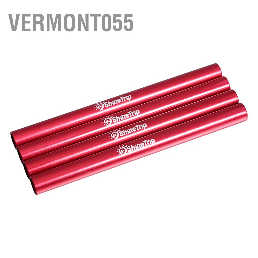 Hàng Hot 4 cái Lều hợp kim nhôm Cực sửa chữa ống Công cụ cắm trại Phụ kiện cho đường kính 7.9-8.5mm Hàng giao ngayVermont055