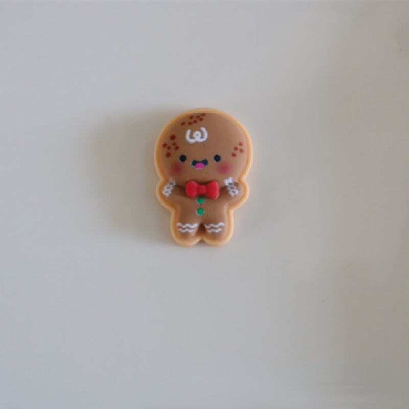 Set 10 Kẹp Tóc Hình Người Tuyết Bằng Nhựa Resin Trang Trí Điện Thoại / Tủ Lạnh DIY