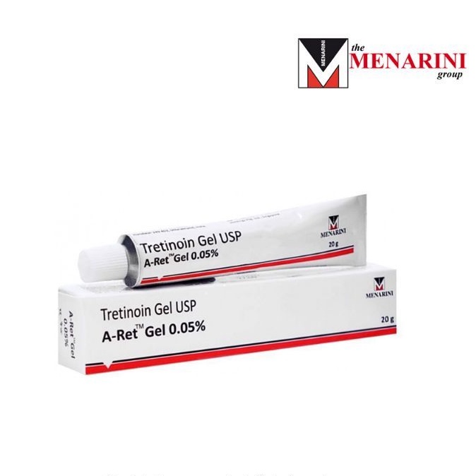 Tretinoin Gel Usp 0.05 Menarini - Gel hỗ trợ giảm mụn