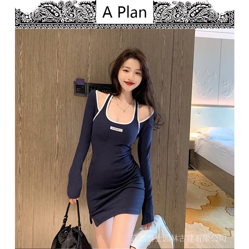 Đầm thể thao dài tay ôm dáng thời trang dành cho nữ