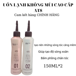 Thuốc uốn lạnh, uốn nguội ATS REAL FREE PERM 150mlx2 { New 2024 }