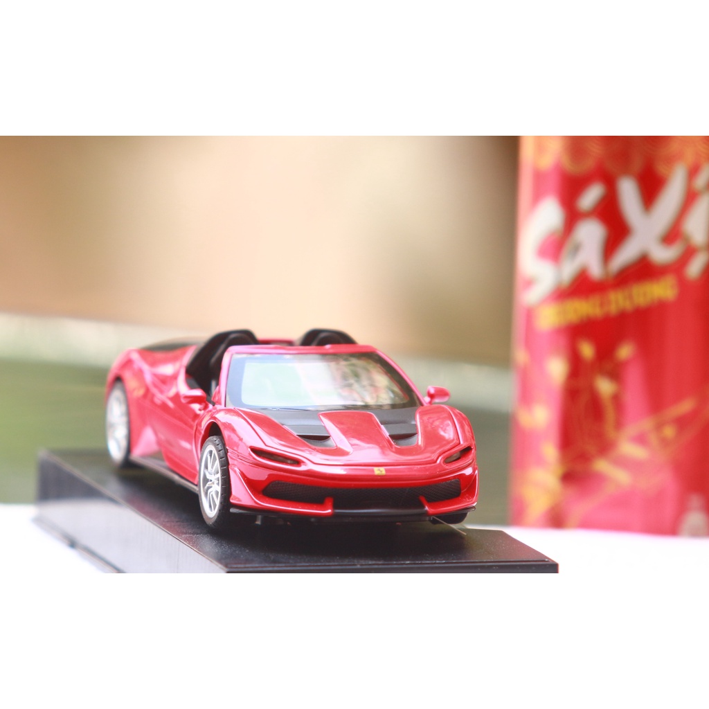 Đồ chơi Xe mô hình hợp kim cao cấp Ferrari J50  tỉ lệ 1:32, quà tặng trang trí tinh tế