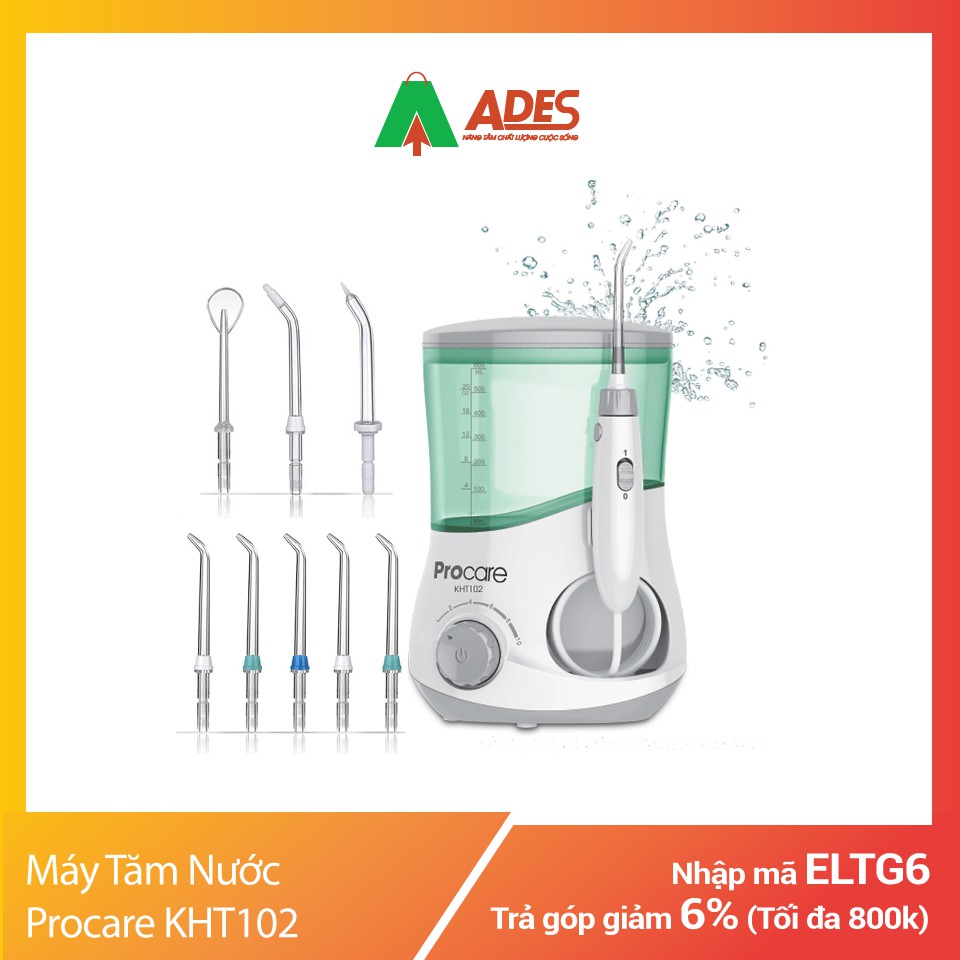 Máy Tăm Nước Procare KHT102 | Tặng ngay 01 mặt nạ Wonjin chính hãng
