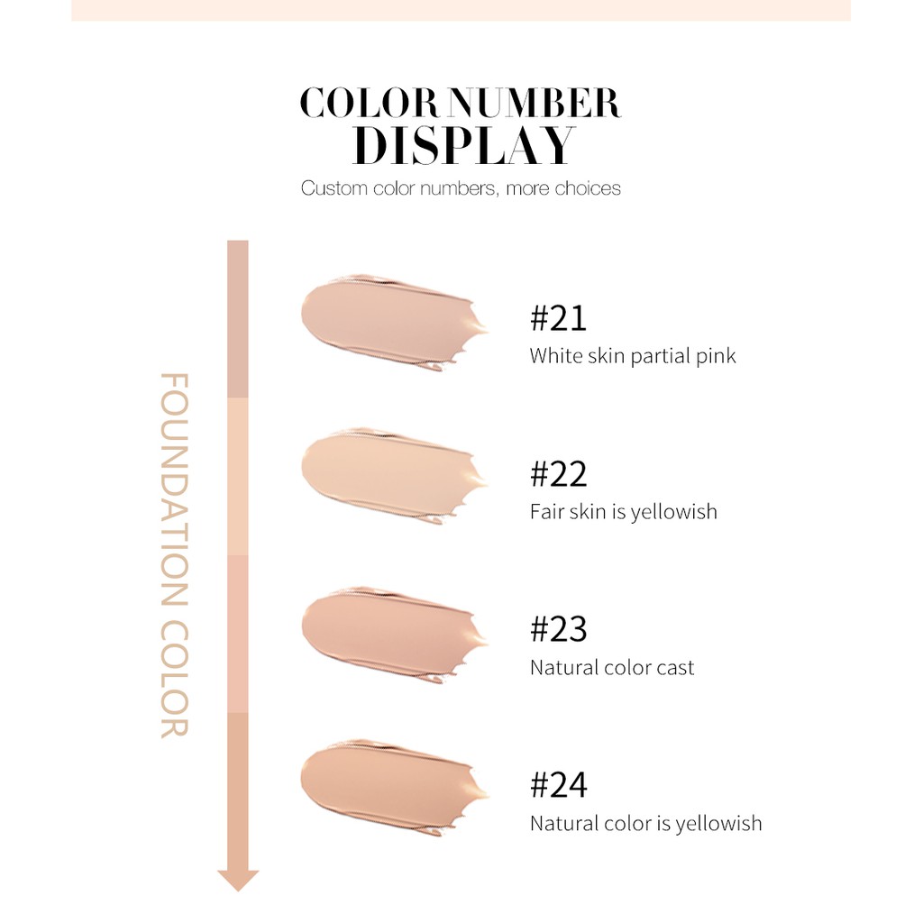 Bộ Kem Nền Dạng Lỏng O.TWO.O 4 Màu Lâu Trôi Phù Hợp Để Đi Du Lịch 20g | BigBuy360 - bigbuy360.vn