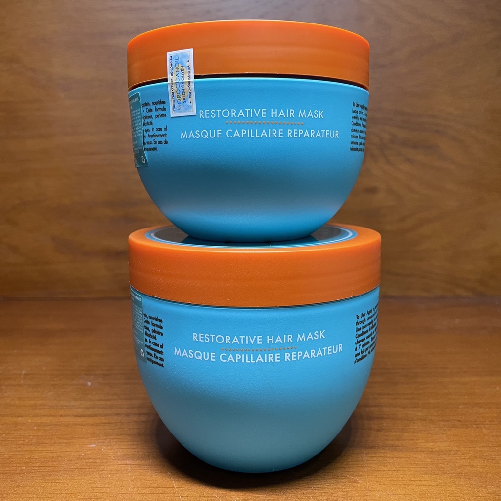 Chính hãng  Hấp dầu (mặt nạ) phục hồi tóc Moroccanoil Repair Mask 250ml ( viền vàng) ( New 2021 )