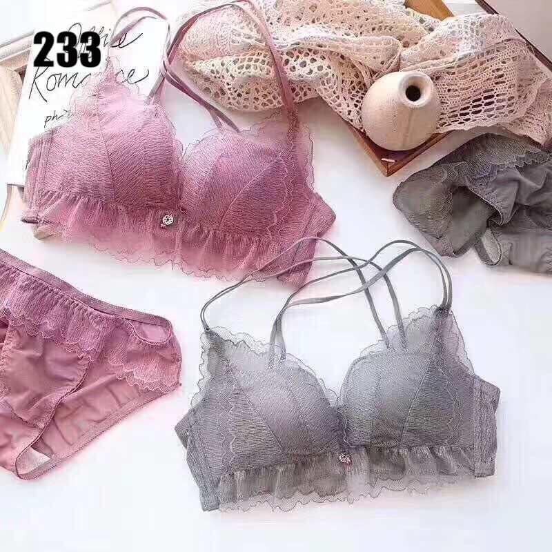 Áo lót ren công chúa không gọng ms 233