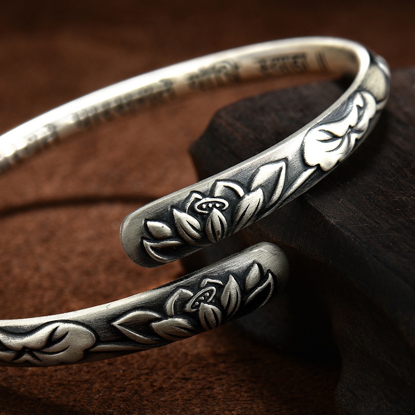 (S999) Vòng tay Bạc Liên Hoa cosplay phong cách cổ trang phụ kiện nữ độc đáo quà tặng tiện lợi