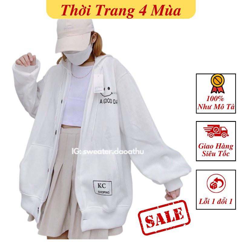 - Áo khoắc nỉ thu đông chất nỉ lót bông mịn, tay bồng -
