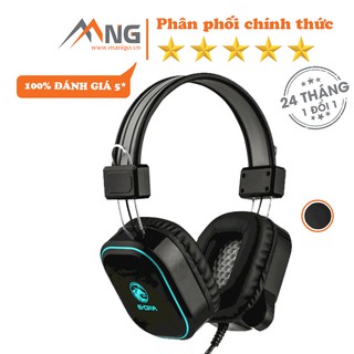 Tai nghe gaming e-dra eh401 đèn led có dây bảo hành 24 tháng