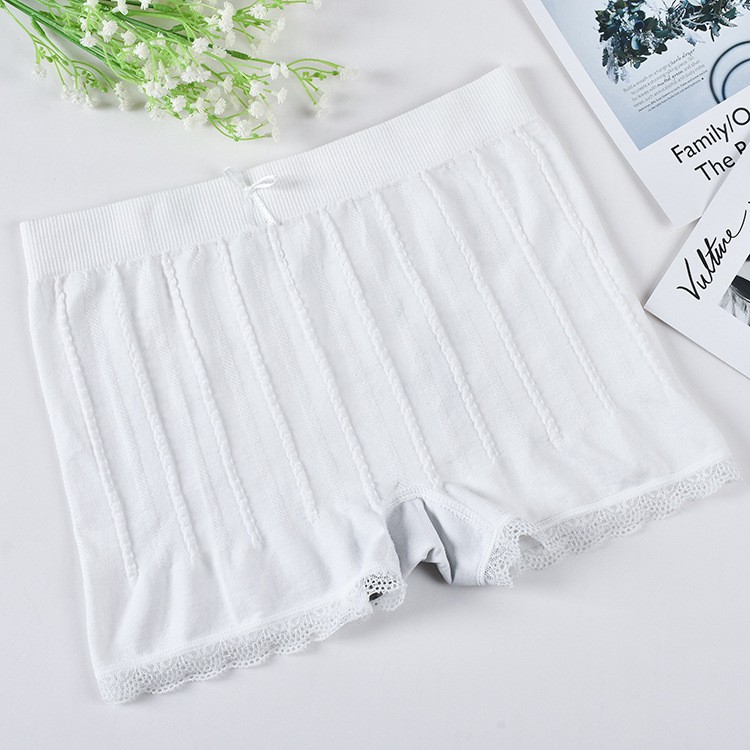 Quần lót boxer AOWEINISI kẻ sọc thiết kế thoải mái cá tính thời trang dành cho nữ