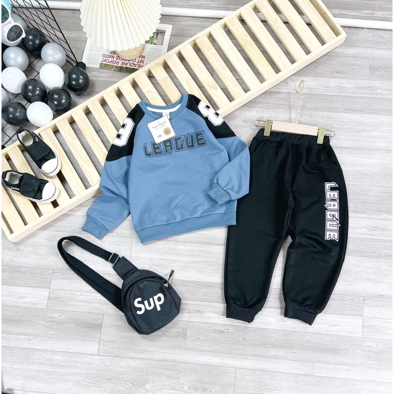 Bộ nỉ bé trai từ 20-29kg