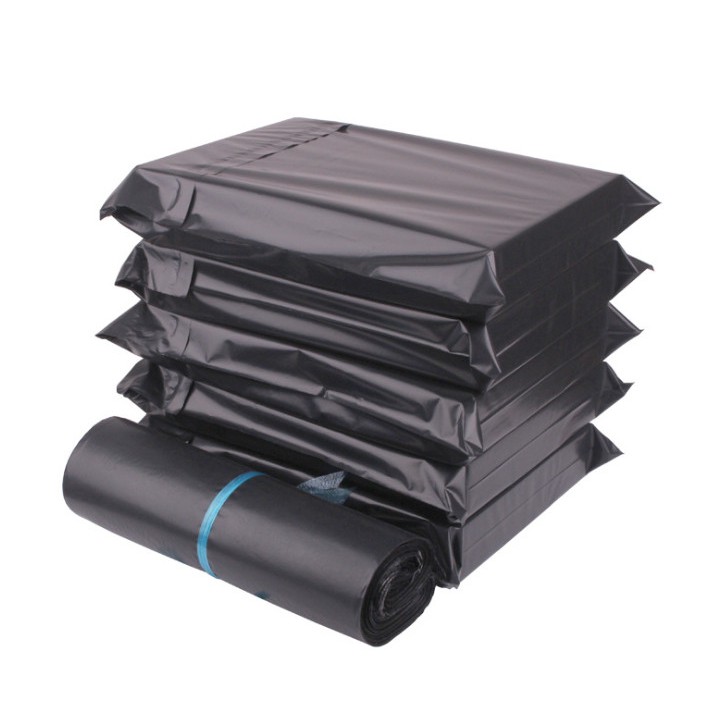 Túi gói hàng thương mại điện tử màu đen WINWIN4VIC size 45x60_Combo 1 cuộn 100 túi đóng hàng niêm phong tự dính