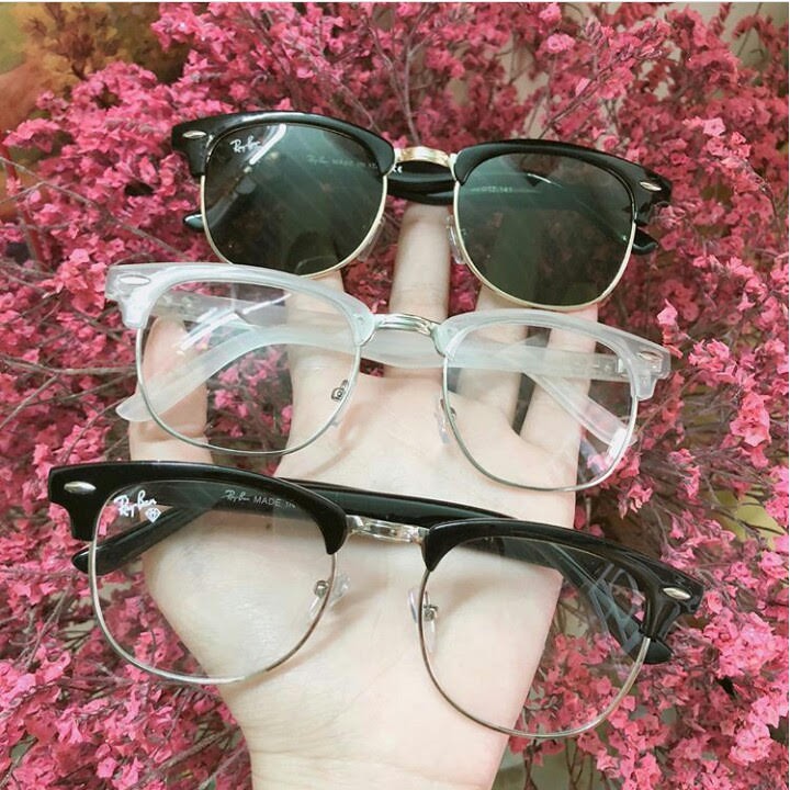 kính râm gọng cắt vành rb03 ( tặng kèm hộp đựng kính )
