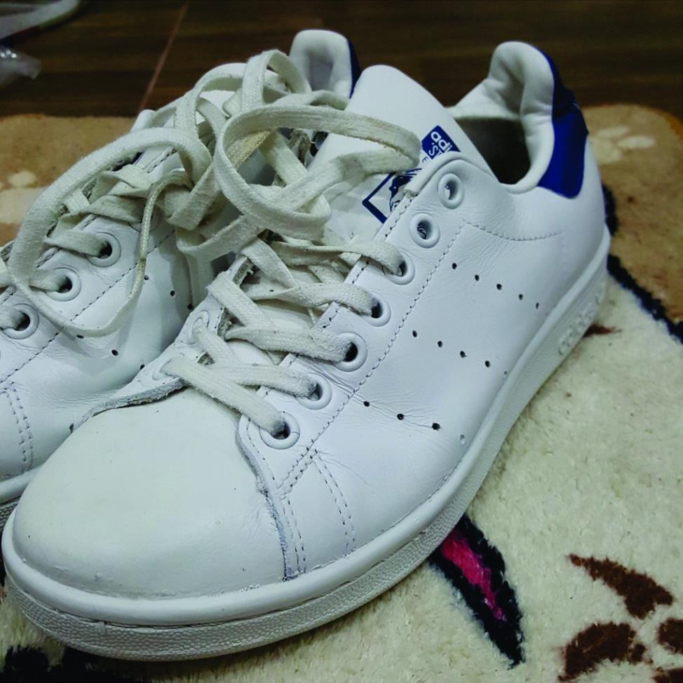 Giày adidas stan smith real 2hand size 38 màu xanh navy / trắng chính hãng 2hand -sal11