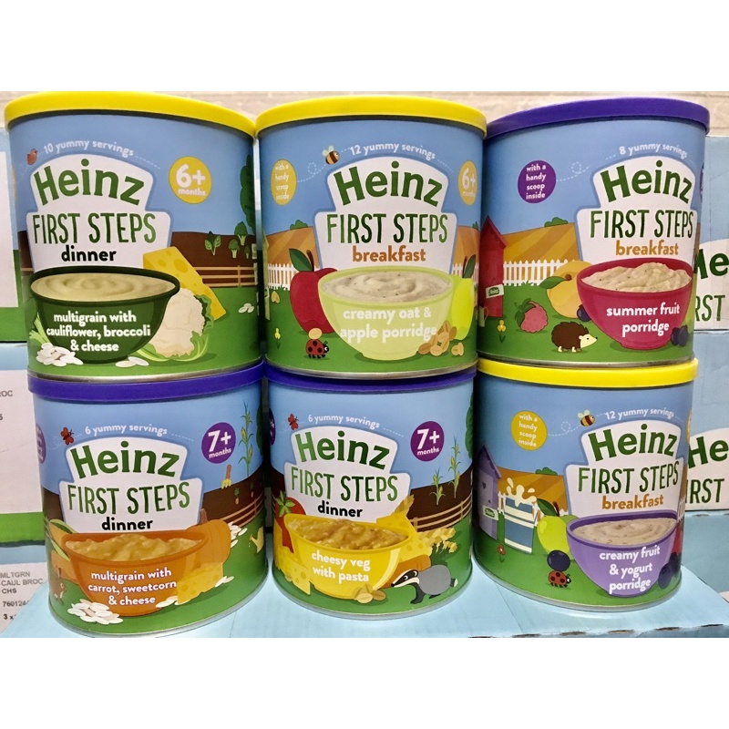 Bột ăn dặm heinz anh Súp lơ phomai date mới 2023/2024
