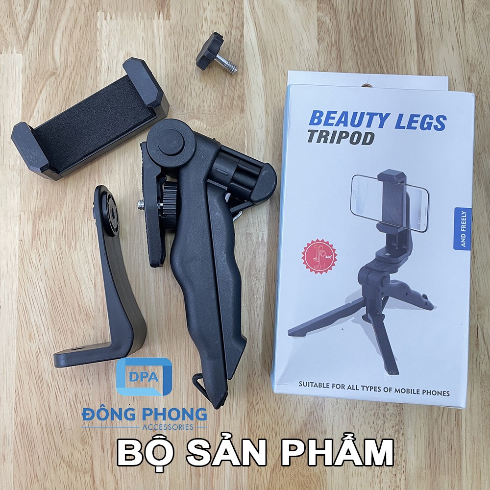 Tripod Mini Cho Điện Thoại, Máy Ảnh Kiêm Giá Đỡ Điện Thoại Xem Phim - TRIPOD BEAUTY LEGS