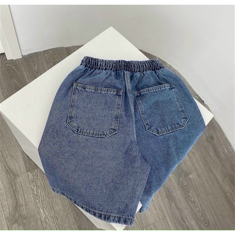 QUẦN SHORT JEANS CAO CẤP,SHORT BÒ UNISEX NAM NỮ