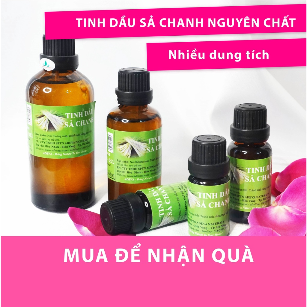 Tinh dầu Sả chanh nguyên chất ⚡FREESHIP⚡ nhiều dung tích