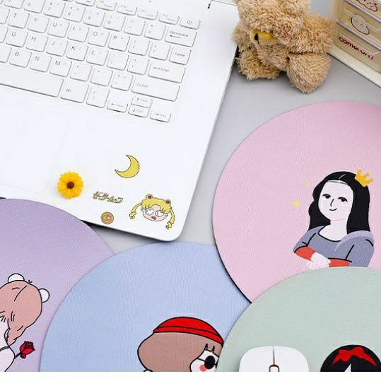 Tấm Lót Chuột Cao Su Chống Trượt Chất Lượng Cao Họa Tiết Hoạt Hình Dễ Thương | BigBuy360 - bigbuy360.vn