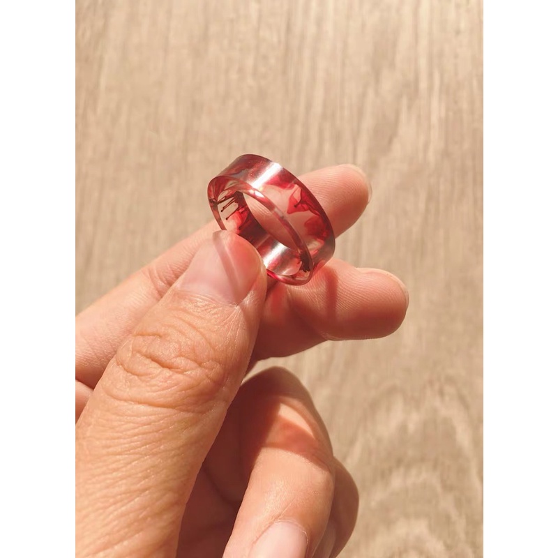 Nhẫn Nam Thời Trang PUN Màu Bạc Cá Tính Hàn Quốc - Nhẫn Nam Đẹp Chất Liệu mica - Nhẫn Blud Ring