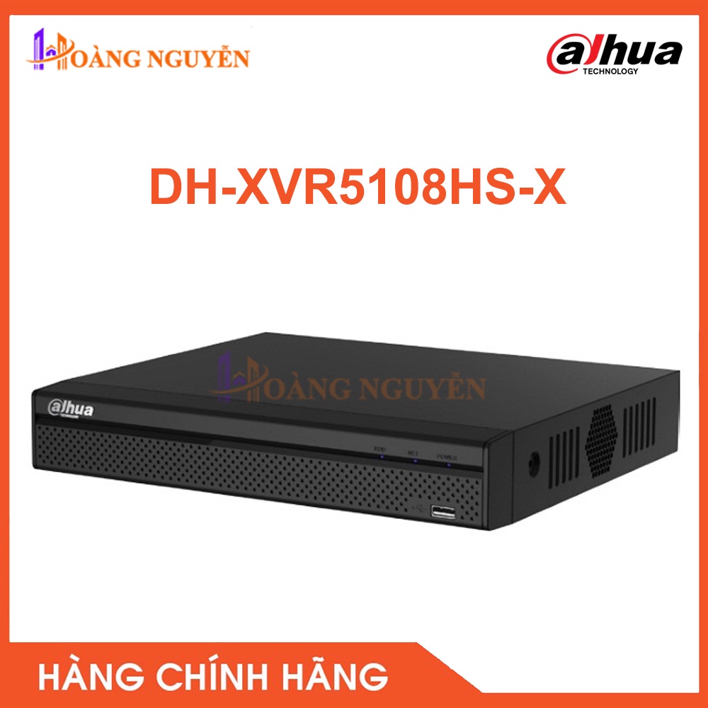 [NHÀ PHÂN PHỐI] ĐẦU GHI Dahua 8 Kênh DH-XVR5108HS-X Hỗ Trợ Camera 6MP Hàng Chính Hãng