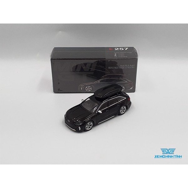 Xe Mô Hình Audi RS6 Avant 1:64 MiniGT ( Đen )