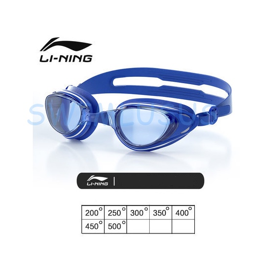 Kính bơi cận thị chính hãng Lining