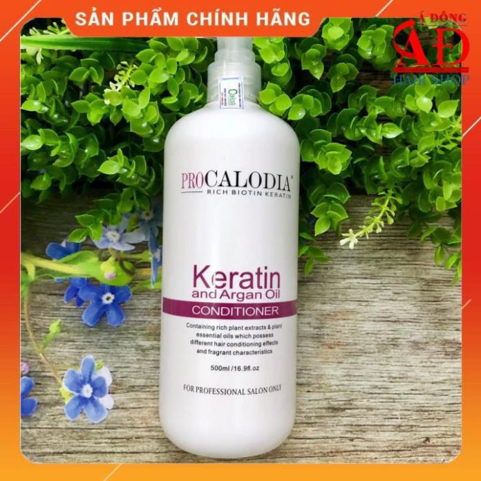 [CALODIA CHÍNH HÃNG] DẦU XẢ PROCALODIA KERATIN PHỤC HỒI SIÊU MƯỢT TÓC 500ML