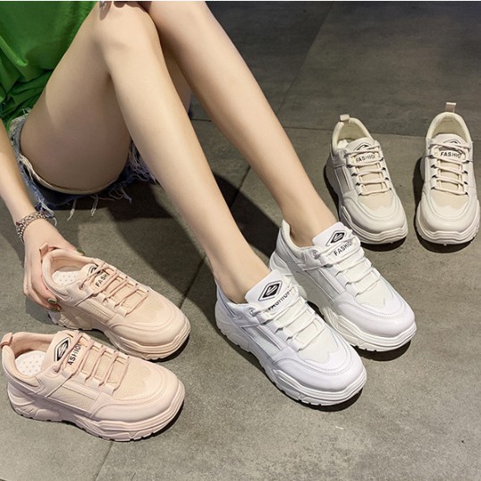 Giày thể thao nữ 💖FREESHIP💖 Giày Thể Thao Nữ Bán Chạy Nhất 2019 Tăng Chiều Cao 3-5cm Siêu Bền