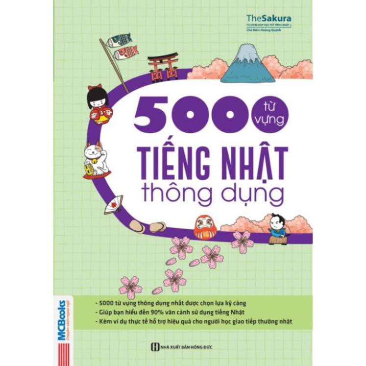 Sách - 5000 từ vựng tiếng Nhật thông dụng