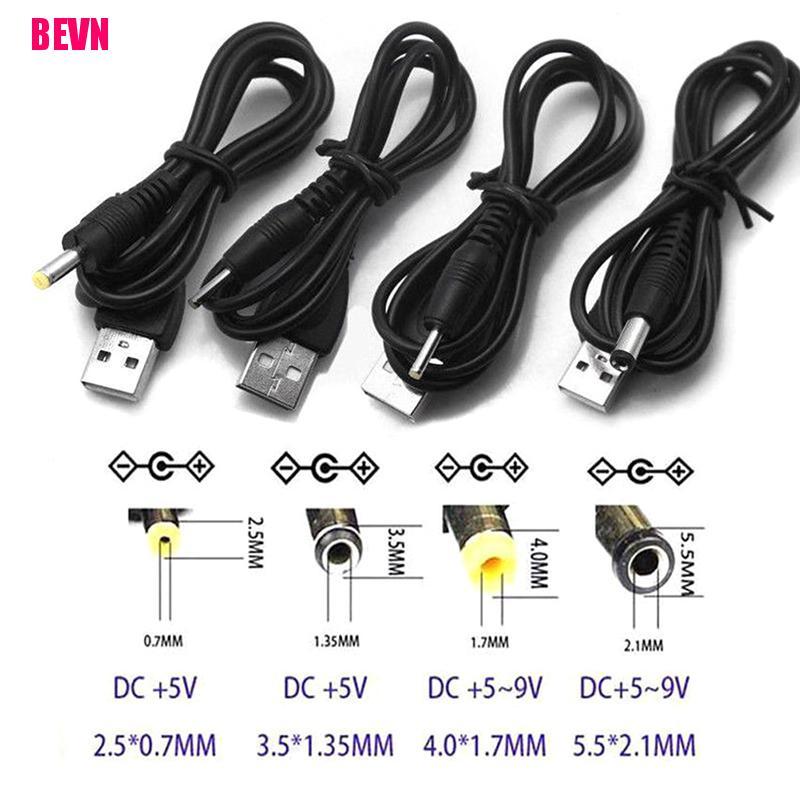 Dây Cáp Chuyển Đổi Cổng Usb Sang Cổng 2.5 3.5 4.0 5.5mm
