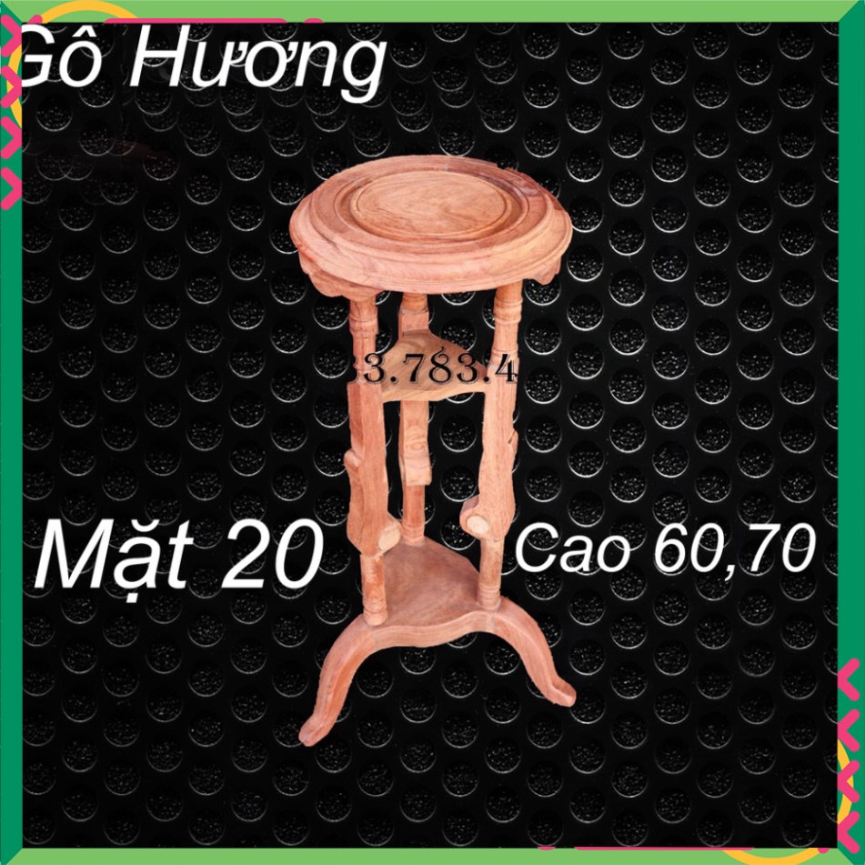 ĐÔN KÊ LỤC BÌNH,CHẬU CÂY GỖ HƯƠNG MẶT 20 CAO 60,70