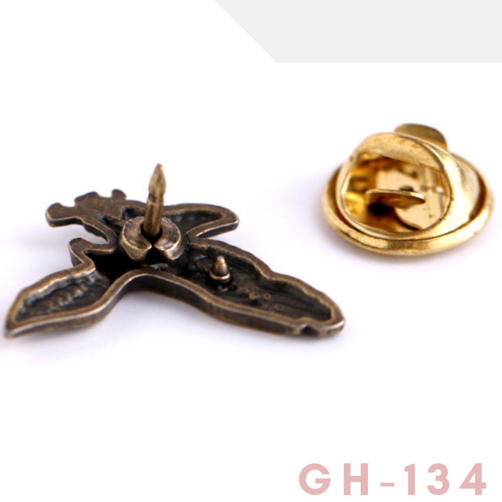Ghim cài áo Vest nam Lapel Pin thời trang hình chim đại bàng mini GH-134 {Phụ kiện Vest Nam - AdamZone}