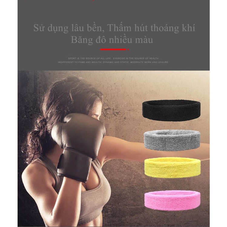 Băng Đô Thể Thao Dành Cho Nam và Nữ Thấm Hút Mồ Hôi Tập Gym, Bóng Rổ