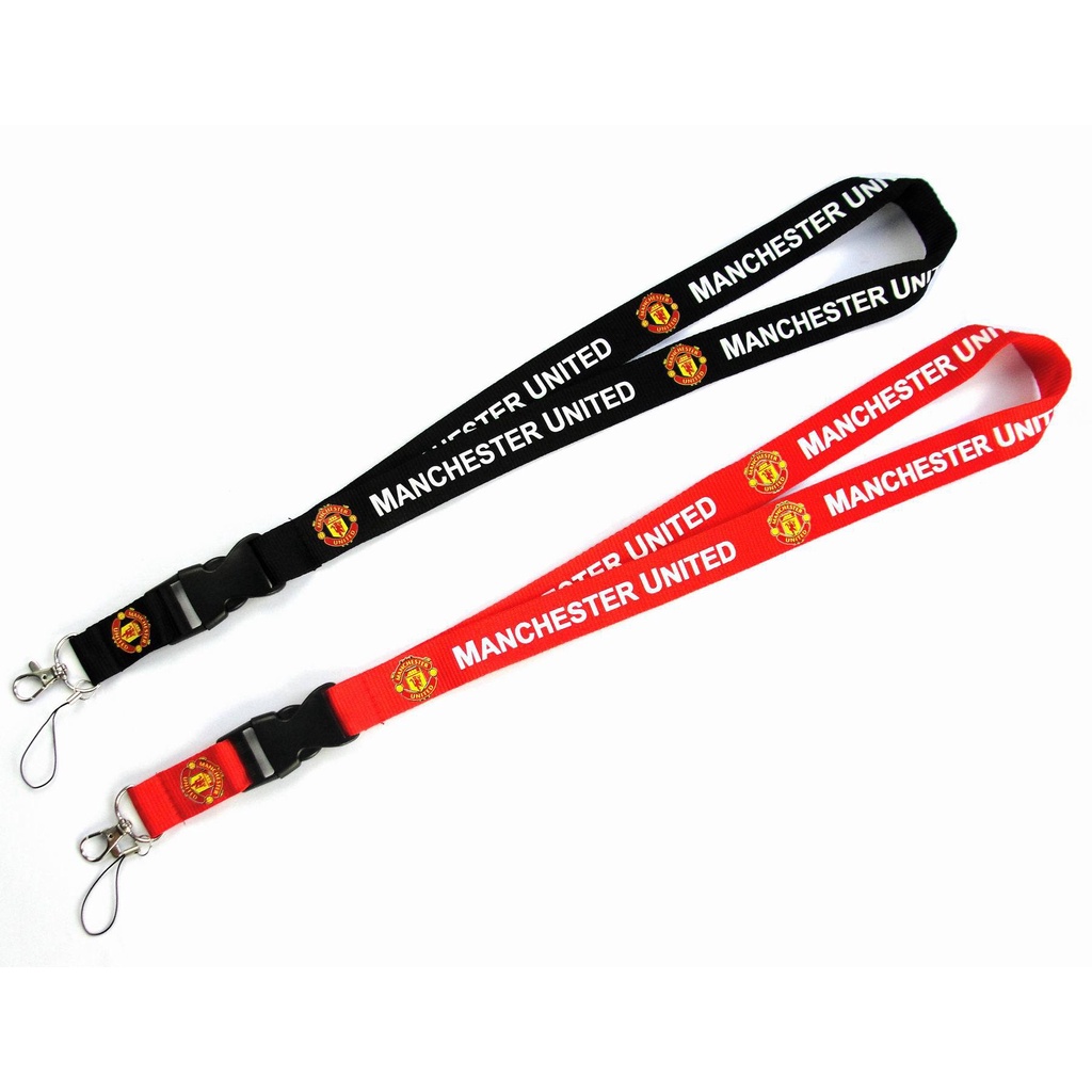 Dây đeo thẻ, dây treo điện thoại logo câu lạc bộ bóng đá MU, Chelsea, Arsenal, Liverpool, Real, Barca,...