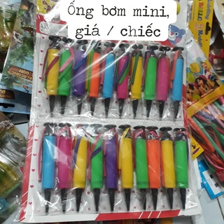 Ống Bơm Bong Bóng Mini Cầm Tay (Tặng Kèm Bóng Dài)