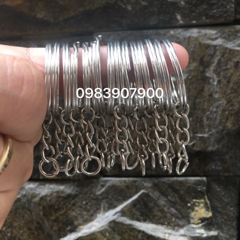 Khoen Dẹp Xích Móc Tròn Loại Tốt Size 3cm