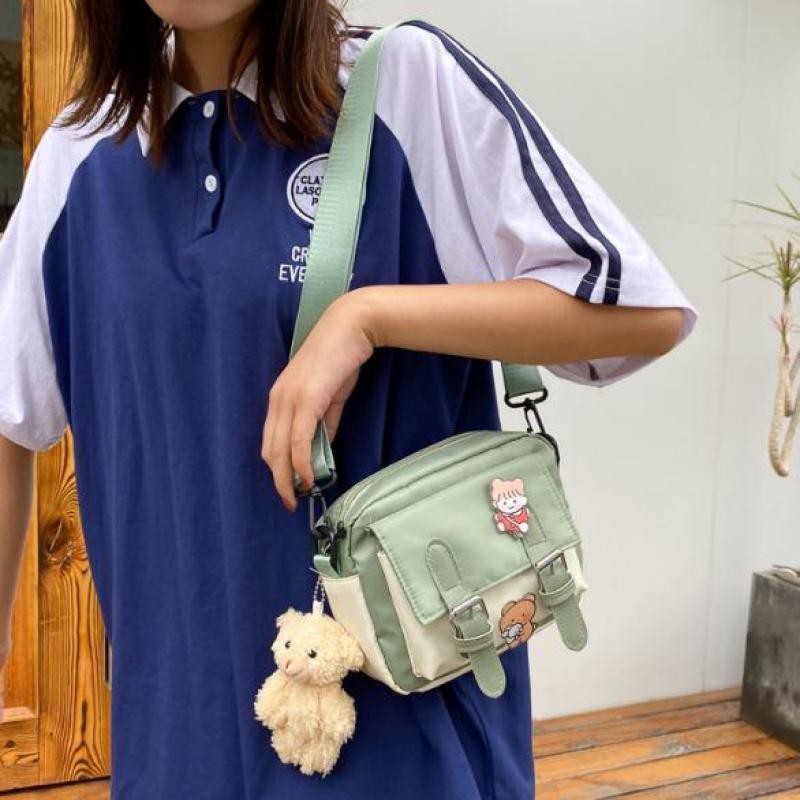 Túi Đeo Chéo Hình Vuông Nhỏ xinh Chống Nước Thời Trang Dành Cho Nữ