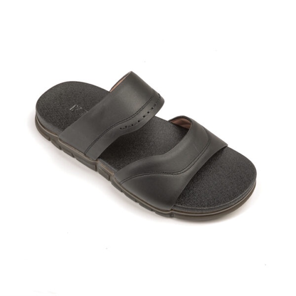 Dép quai ngang hàng hiệu da bò thật KEEDO DR0105