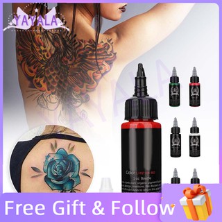 Yayala [Người Bán Khuyến Nghị] Mực Xăm Bán Vĩnh Viễn Chuyên Nghiệp Lâu Trôi 30ml