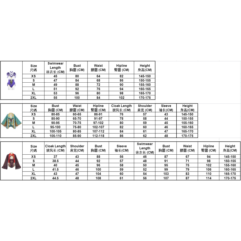 Anime Game Genshin  Bộ Đồ Bơi Bikini Hóa Trang Nhân Vật Hina Lisa Hu Tao Quyến Rũ Cho Nữ