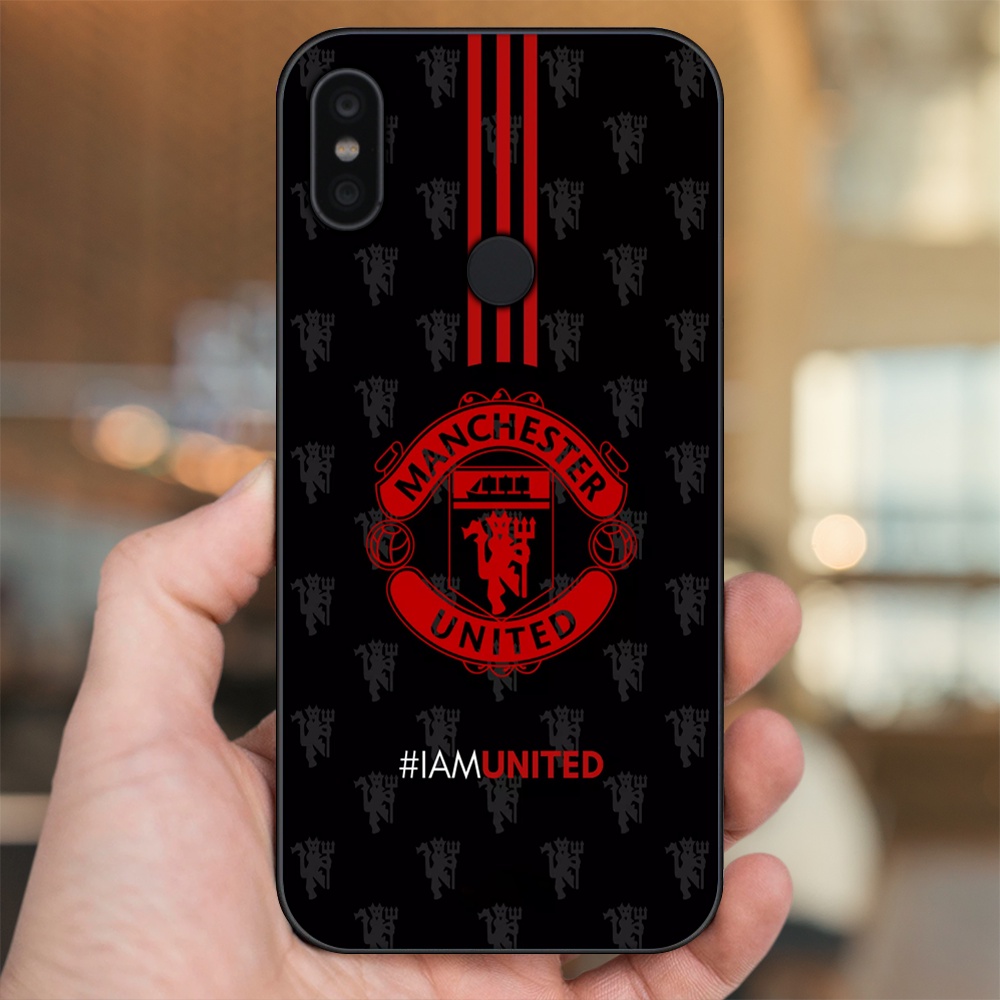 Ốp lưng Xiaomi Redmi S2 viền đen in hình MU Manchester United