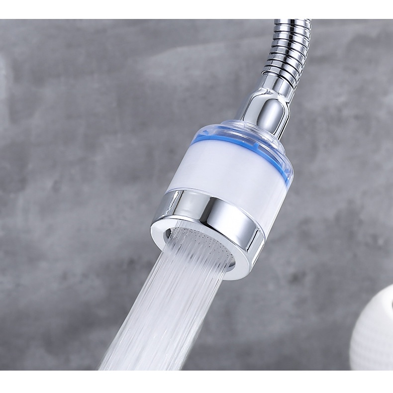 Đầu vòi tăng áp lõi lọc bông loại dài cho vòi rửa chén, vòi lavabo - Tăng Áp Mạnh, Lọc Siêu Sạch