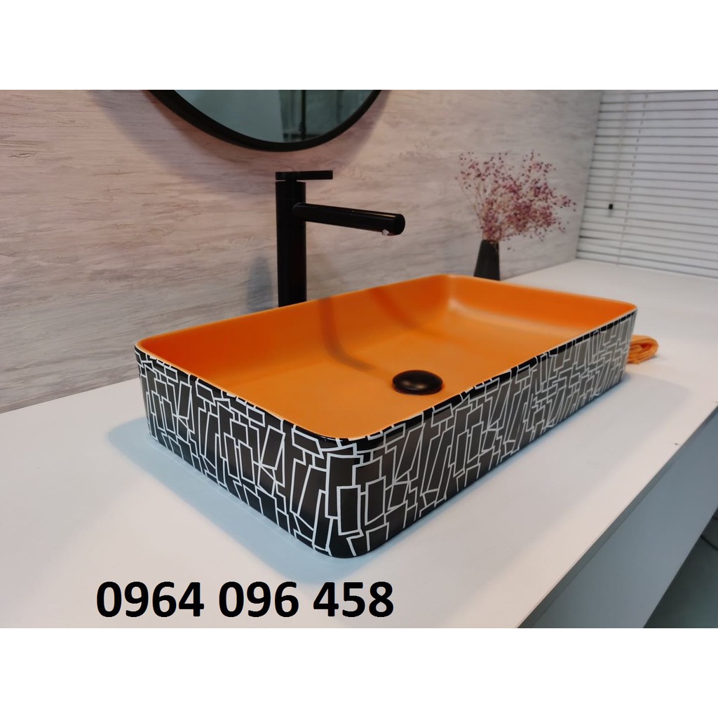 chậu rửa mặt - chậu lavabo rửa mặt bàn đá - HĐ55 | BigBuy360 - bigbuy360.vn