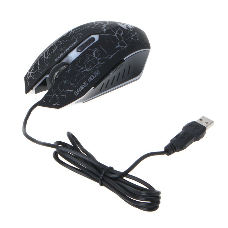 Bộ Bàn Phím + Chuột + Đèn Nền RGB Màu Cầu Vồng Chơi Game Cho Máy Tính