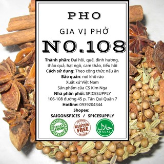 50 gói Pho Spice - Combo Nấu Phở Bò/Gà Kim Nga