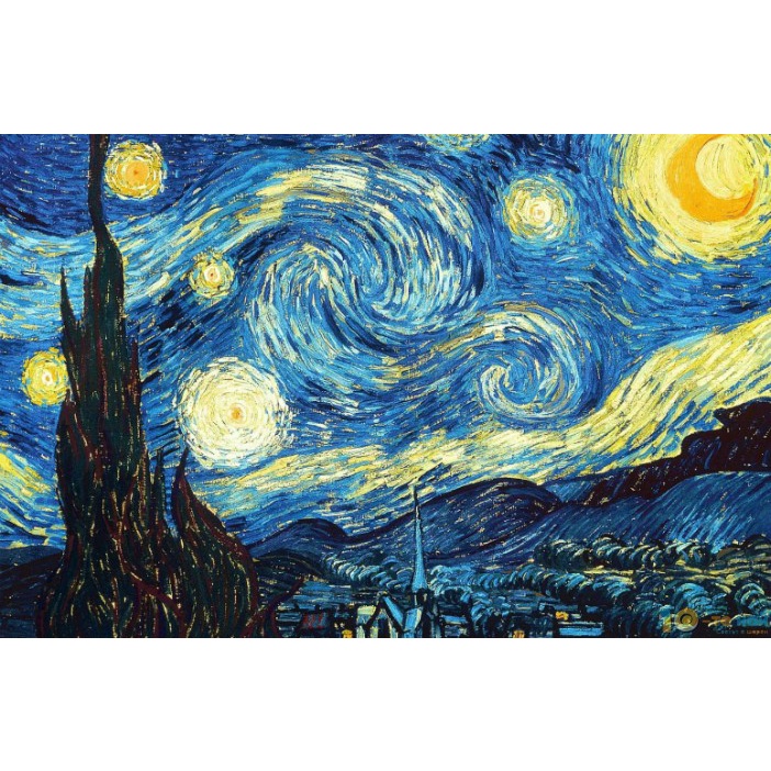 tranh sơn dầu số hóa, tranh vincent van gogh , treo phòng khách, phòng ngủ,..,decor