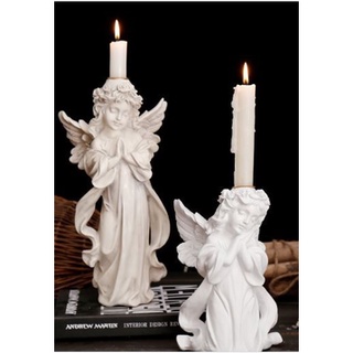 Giá nến tượng thiên thần nhỏ lễ  phục sinh, chân nến Giáng Sinh tượng  thiên chúa